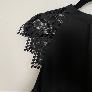 Express Crochet Cap Sleeve Open Back Top